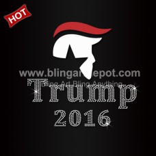 US Election 2016 Trump Rhinestone Transfers for T's Clothing Decoration
